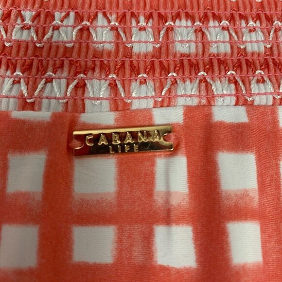 CABANA LIFE Dress Size L Nantucket Off The Shoulder Maxi ‎ UPF 50+  Sunday NEW - Picture 5 of 16